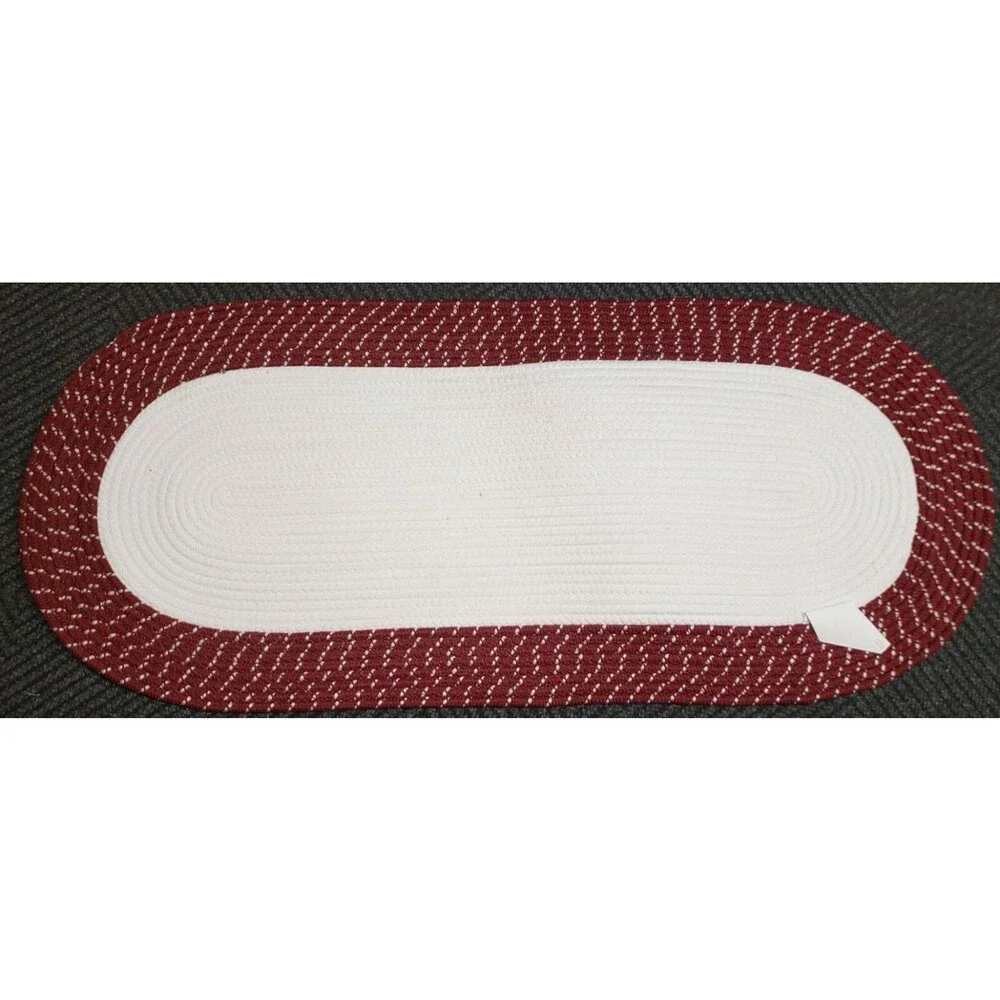 X-Large Oval Braided Kitchen Runner Rug (20